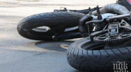 подпийнал мотопедист озова канавката