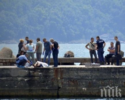 Морето изхвърли труп с прерязано гърло до Първа буна във Варна