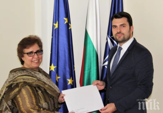 Заместник-министър Георг Георгиев прие посланиците на Япония и Пакистан