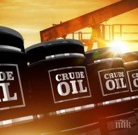 Петролът поевтиня на световните борси