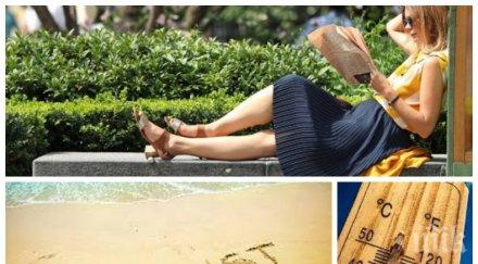 разгарът лятото задава топъл август кратки захлаждания крие слънцето