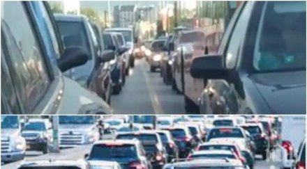 тапа бургас стотици туристи коли влезли морския град движението блокирано