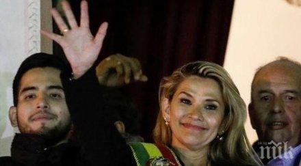 временният президент боливия излекувала коронавируса