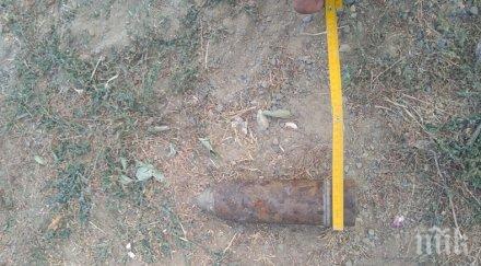 военнослужещи сухопътни войски унищожиха невзривен боеприпас