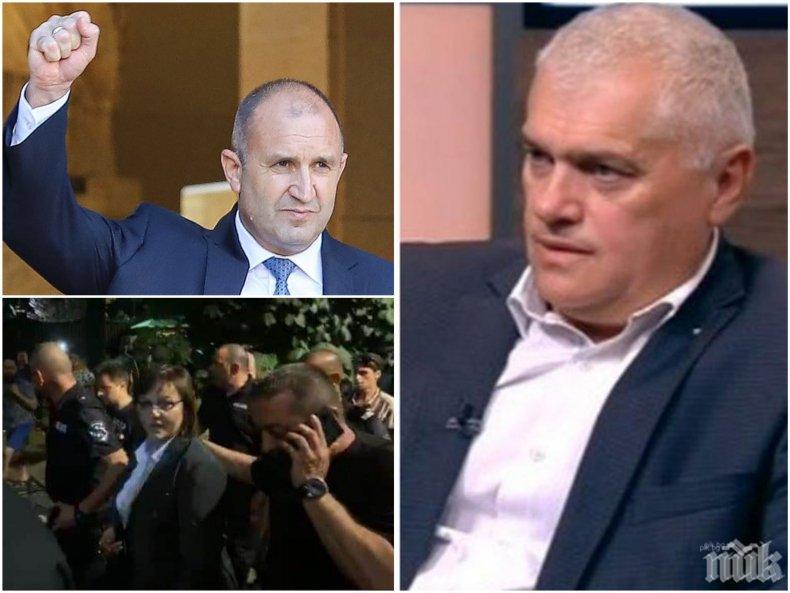 Депутатът от ГЕРБ Валентин Радев: Действията на Румен Радев са подбудителство!