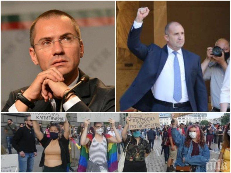 Ангел Джамбазки: Виждаме напъните на президента да създаде свое крило. Двама зад граница ескалират протестите