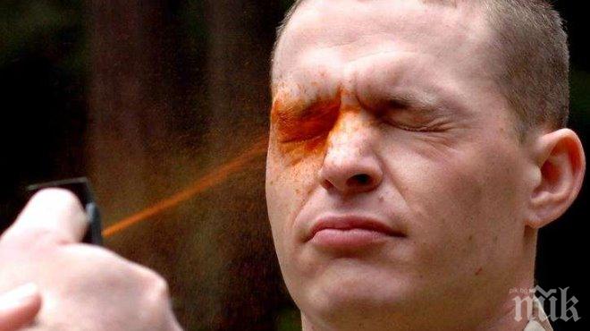 Жана нападна семейна двойка с лютив спрей, били без маски