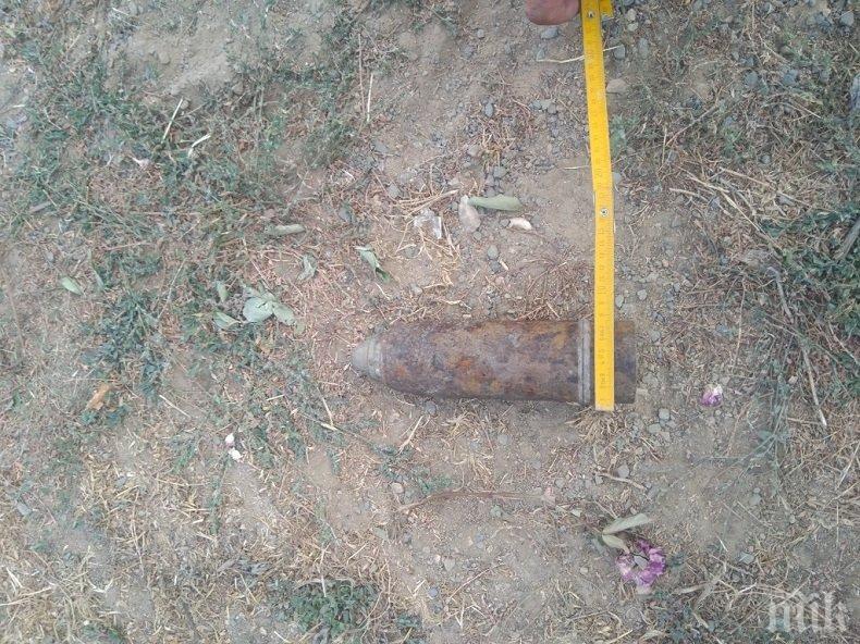 Военнослужещи от Сухопътни войски унищожиха невзривен боеприпас

