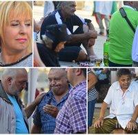 Приключиха малобройните улични акции на Божков тази вечер