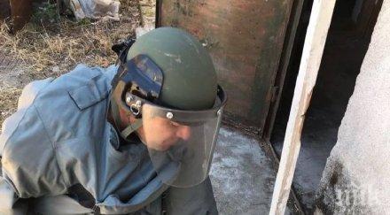военнослужещи сухопътните войски унищожиха невзривени боеприпаси пловдивско село
