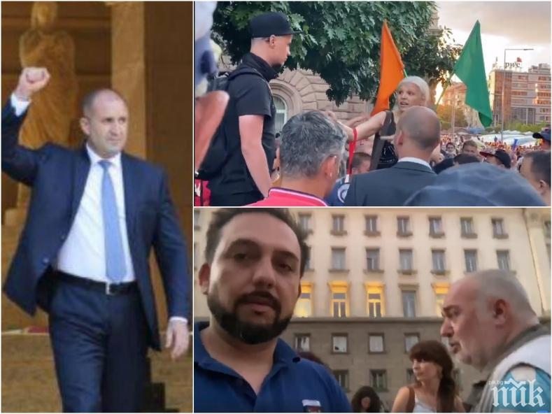 Ето как Хаджигенов мълчи за битото момче, което поиска оставката на Радев (ВИДЕО)