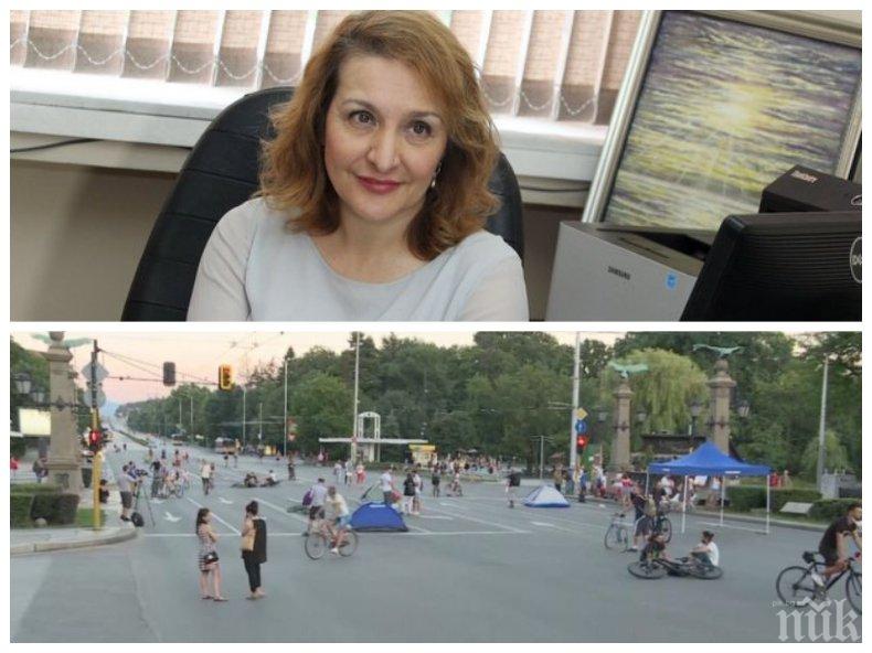 Проф. Антоанета Христова за блокадите в София: Гражданската позиция трябва да се изразява законно, другото е тероризъм. Доста хора ловят риба в мътна вода