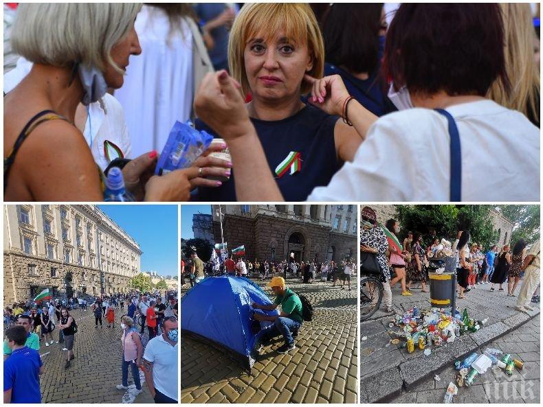 Ново менте от Бабикян и сие за рождения ден на Божков - добавиха две нули към 1200 метежници в София (СНИМКИ)