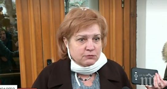 Менда Стоянова шокирана от случващото се, научила от телевизията за акцията