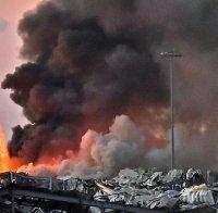 Дрон засне чудовищните разрушения след взривовете в Бейрут (ВИДЕО)