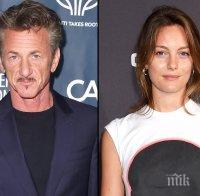 Шон Пен се е оженил тайно за 28-годишната си приятелка Лейла Джордж