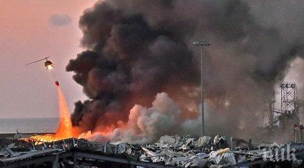 дрон засне чудовищните разрушения взривовете бейрут видео