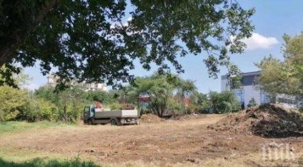 изринаха нерегламентирано сметище дианабад