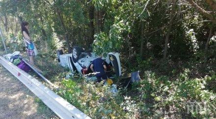 последните минути кола обърна таван созопол