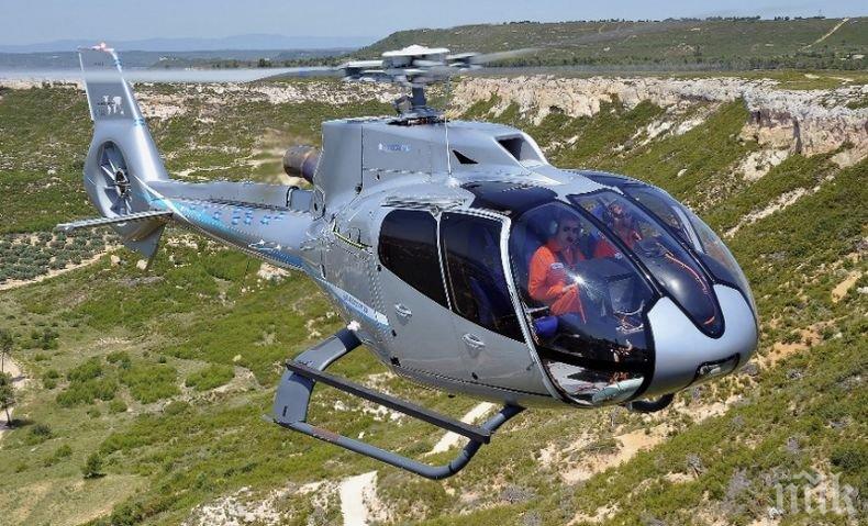 Хеликоптер с четирима пътници падна в река в САЩ (ВИДЕО)