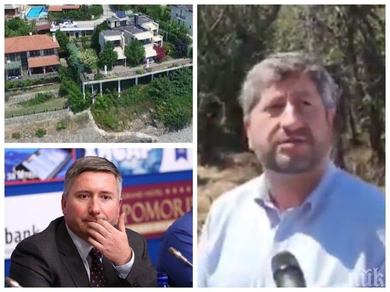 РЕЗИЛ: Христо Иванов бяга от медии след въпрос за резиденцията на подсъдимия Прокопиев, която окупира плаж край Созопол