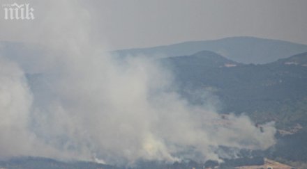 военни хеликоптери гасят пожара софия обновена