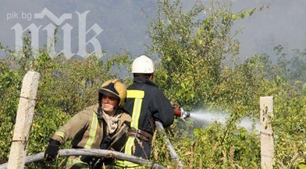 продължава гасенето пожара свиленград