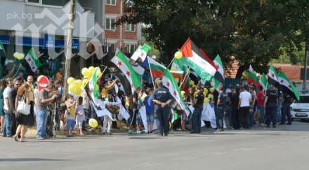 протест сирийското посолство софия употребата химическо оръжие