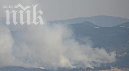 огромен пожар бушува софия обновена снимки
