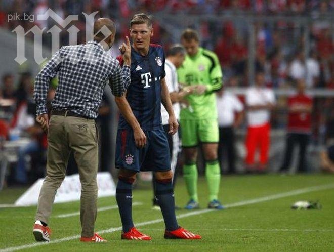 Бастиан Швайнщайгер бил готов за кинозвезда