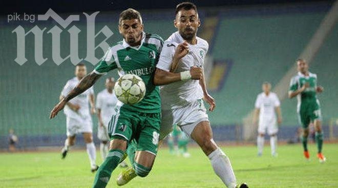 Първо полувреме на Лудогорец – Базел: 1:1