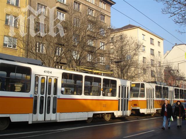 Спират движението на трамваите в центъра на София