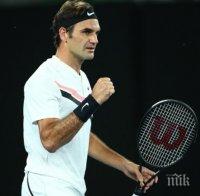 УНИКАЛНО: Роджър Федерер продава пици и дюнери на Главната в Пловдив (СНИМКА)