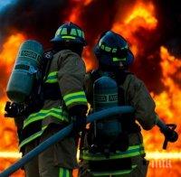 Голям пожар бушува в Хасковско 
