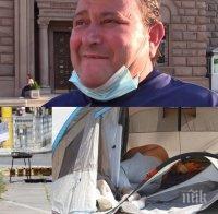 Читател на ПИК за гладно стачкуващия Владимир Генов: Не желая да плащам линейките на лентяи, които лежат по цял ден на паветата и се правят на интересни по телевизията