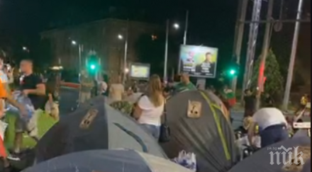 блокадата пловдив палаткаджиите обсадиха ключово кръстовище