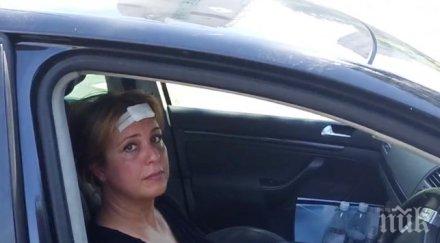 шофьорката натресе патрулка бургас