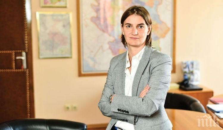 Ана Бърнабич: В Сърбия има спад на заразените с коронавирус