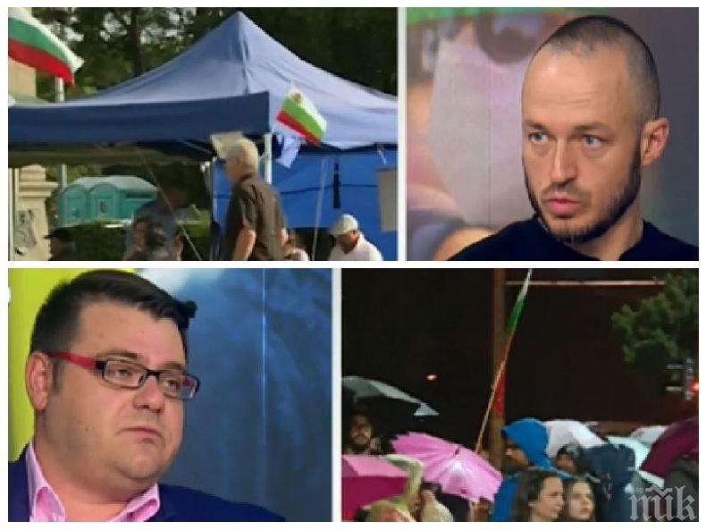 ИСКРИ В ЕФИР! Доц. Стойчо Стойчев и Теодор Славев в остра схватка заради метежите - кой е най-големият печеливш, кога барикадите ще се разтурят