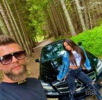 КАТ СПИ ЛИ? Сузанита няма книжка, но кара Мерцедеса на гаджето си