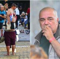 ФИАСКО: Бабикян остана без метежници на Ларгото - събра на биричка голи, боси и Йоло Денев (СНИМКИ)