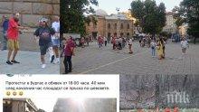 Биреният пуч съвсем се стопи, Бабикян и сие пак хабят домати. Метежът не събра и 10 души в Бургас (СНИМКИ)