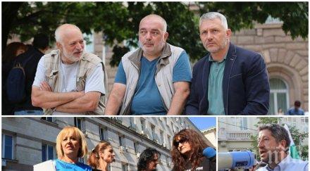 развалиха калимерата лагера сред протестиращите хванаха гушите вижте новия виц бойкикев хаджигенов отровното трио