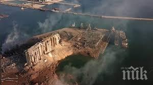 премериха дълбочината кратера взрива бейрут