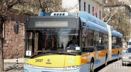 възстановиха движението тролеите софийския университет