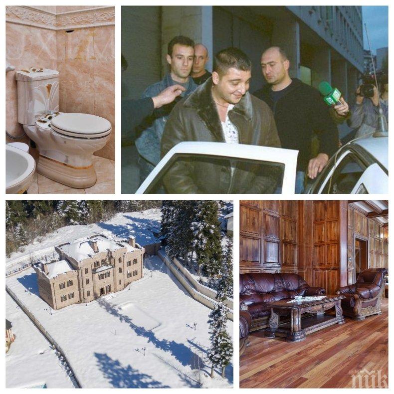 САМО В ПИК: Сделката с продажбата на легендарния замък на Косьо Самоковеца зацикли здраво. Вдовицата на наркобарона вече търси наематели за бункера в Боровец (СНИМКИ)