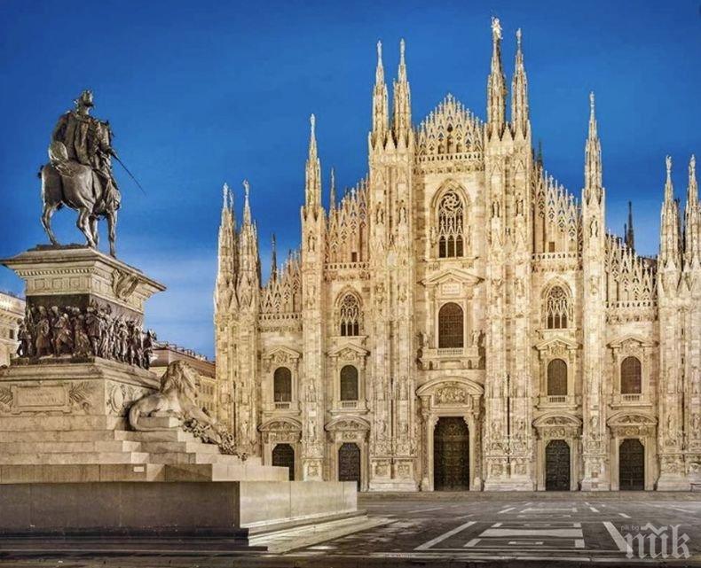 Мъж заплаши с нож охранител в Миланската катедрала