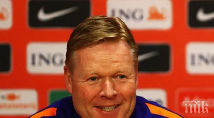 роналд куман пристигна барселона преговорите започват