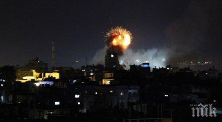 израел удари хамас заради балони взрив