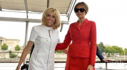 вярване щракнаха бански първата дама франция формата годишната бриджит макрон завиждане снимки